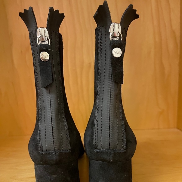 New AGL Suede Black Lisette Bootie Size 36.5 - Picture 11 of 11